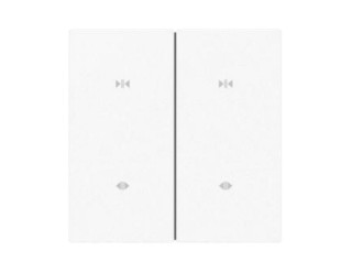 Akubela 2 Gang Curtain Switch (EU/Zigbee) SM-2C White